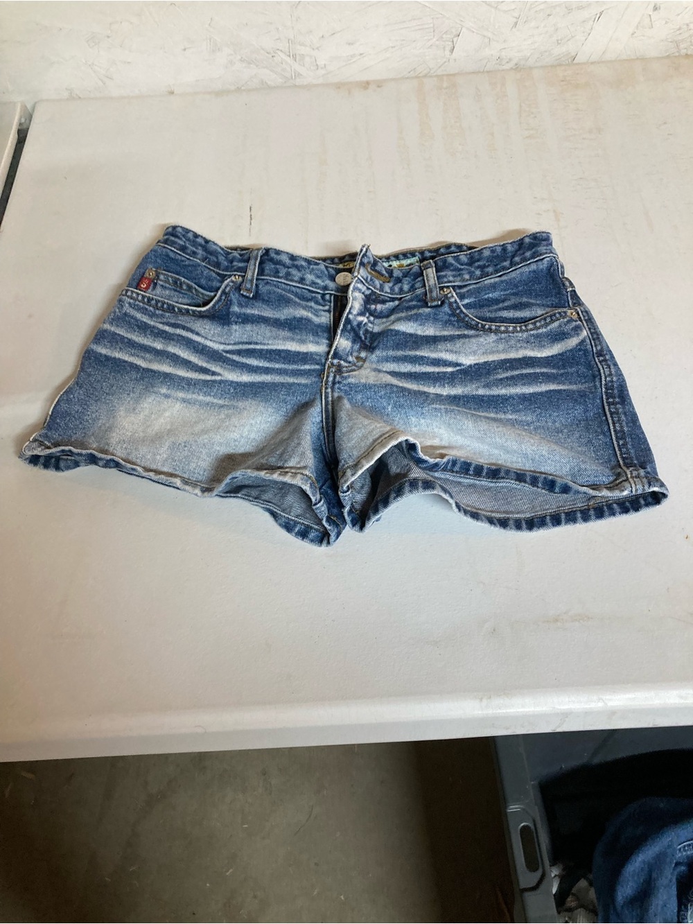 Mudd Light Wash Blue Denim Cutoff Shorts